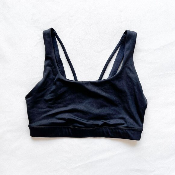 Athleta Black Exhale Sports Bra - Picture 2 of 5